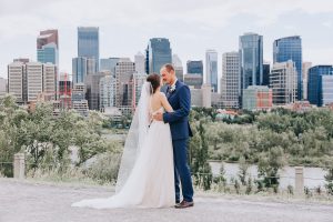 Crescent Heights Panorama view Calgary Wedding